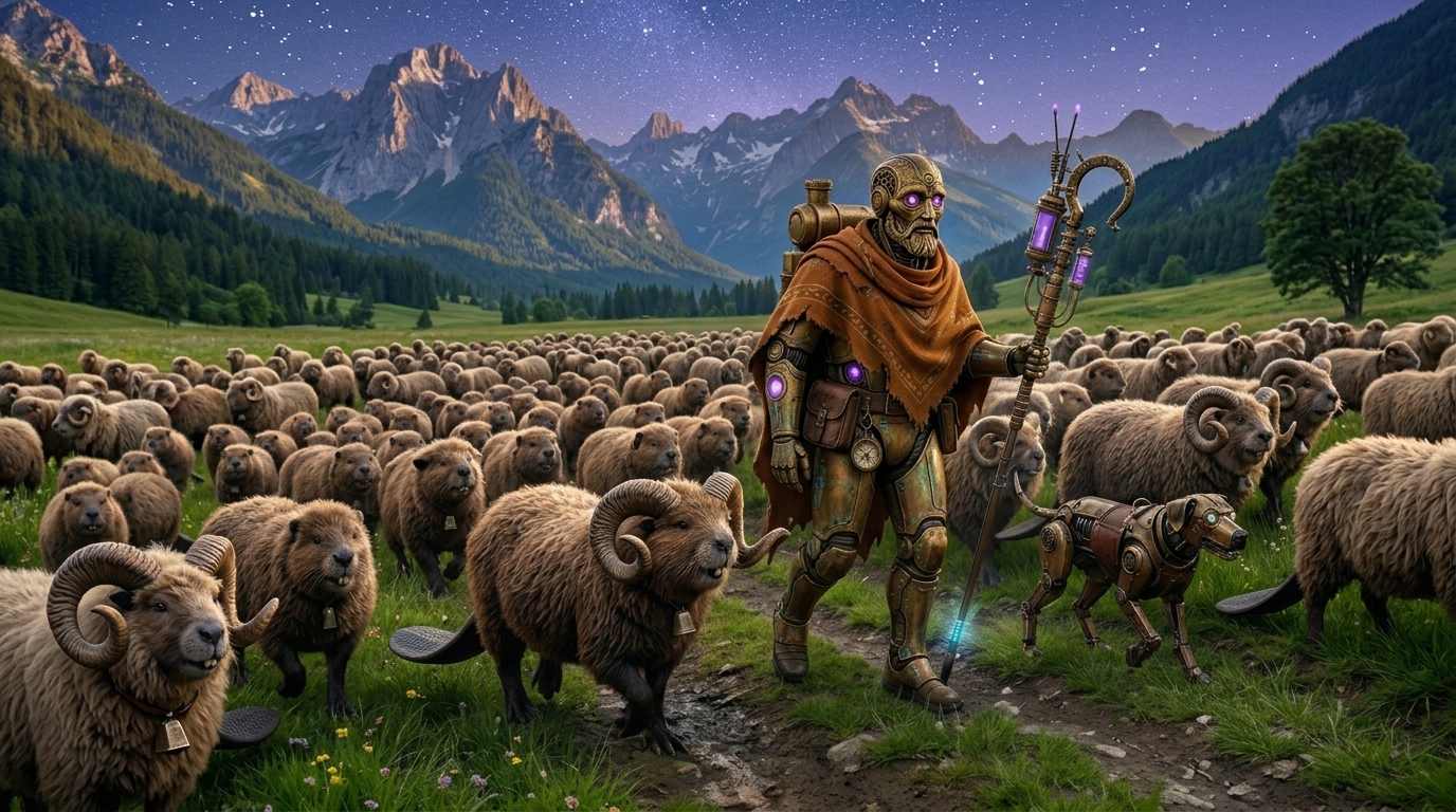 An example beaver-sheep amalgamation.